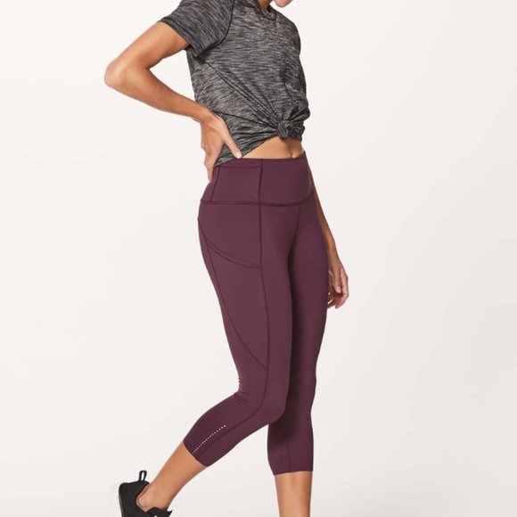 lululemon athletica Pants - Lululemon Fast and Free High-Rise Crop 19"